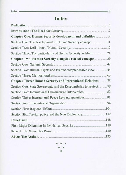 Human Security And It's Application in the International Forum